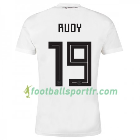 Tenue Allemagne Rudy 19 Domicile Coupe du monde 2018 Maillot de Foot